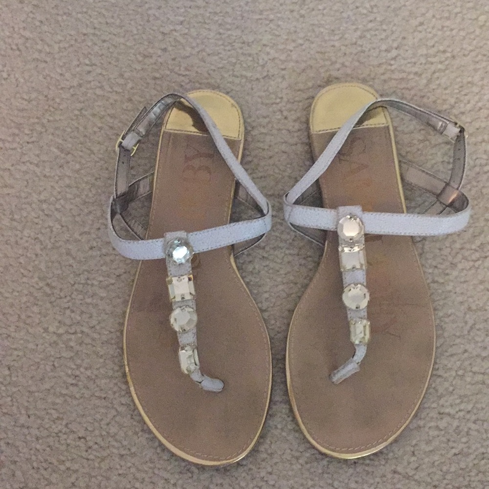 Jewel studded sandals